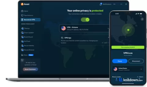 Avast Free Antivirus 26.9.11171 unter Windows, Screenshot 1 von 1
