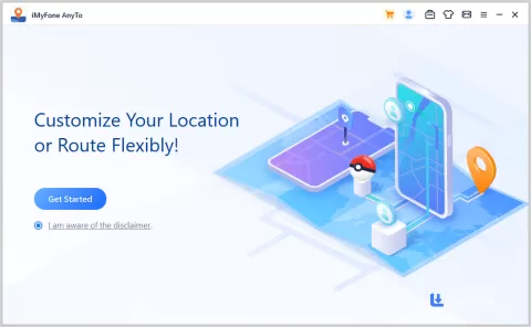 Windows 上的 iMyFone AnyTo 7.2.1，截图 1/2