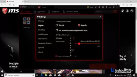 MSI App Player 10.42.75.6311 su Windows, screenshot 1 di 2